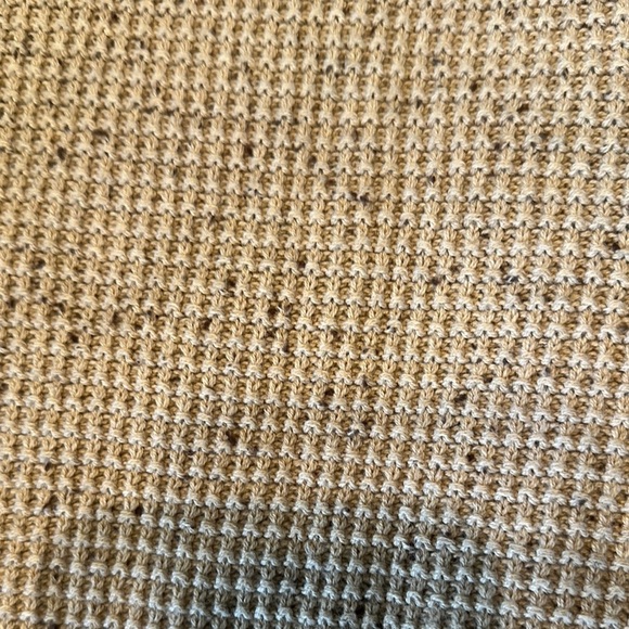 St. John's Bay Light Tan Textured cotton sweater size XXL EUC - Picture 3 of 7